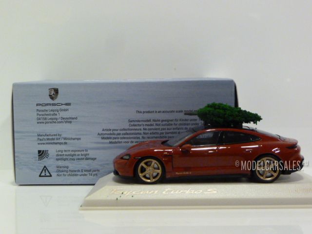 Porsche Taycan Turbo S Christmas 2020 edition 1:43 WAP02000000MPLG