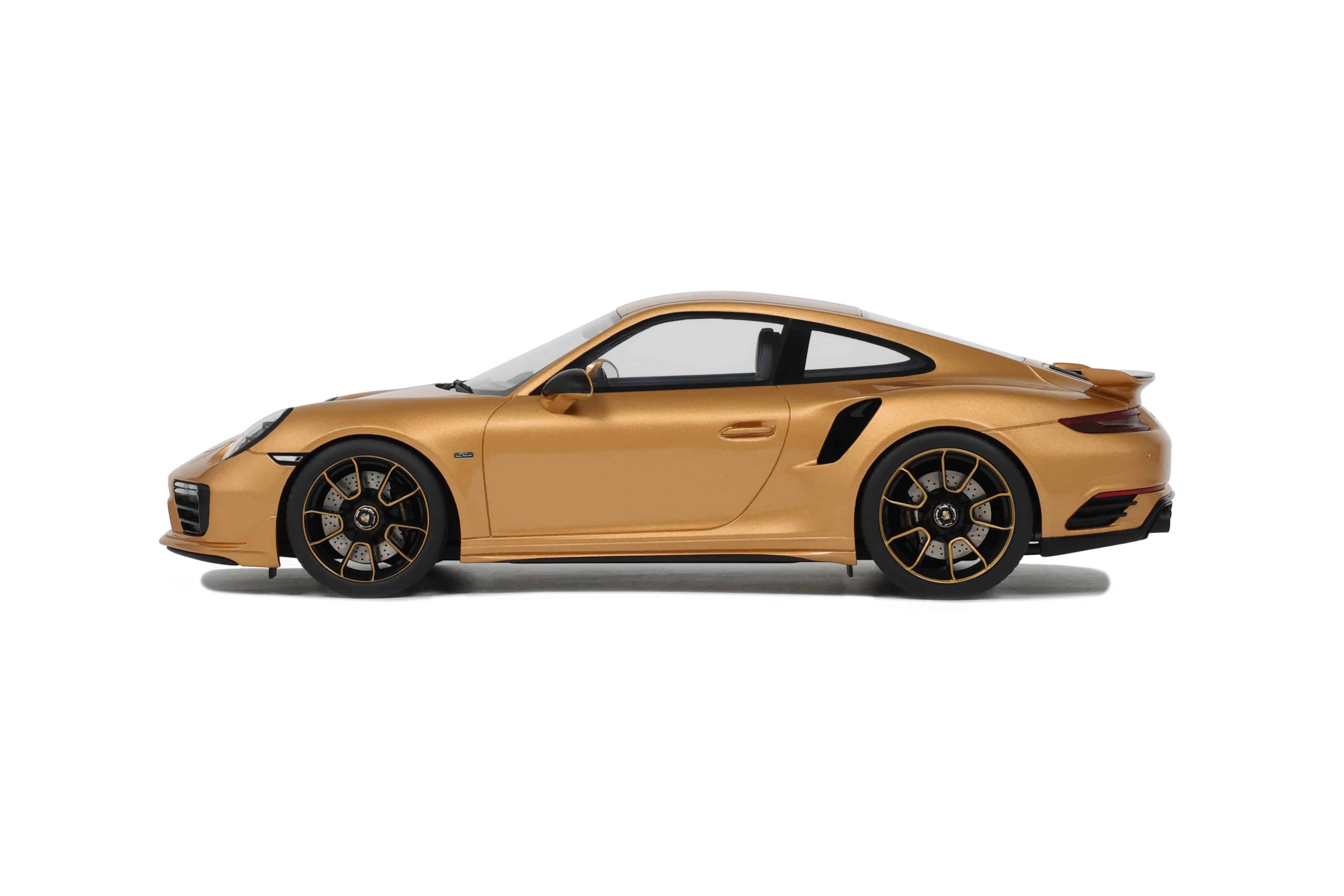 GT Spirit - Porsche 911 (991.2) Turbo S Exclusive (Golden Yellow Metal