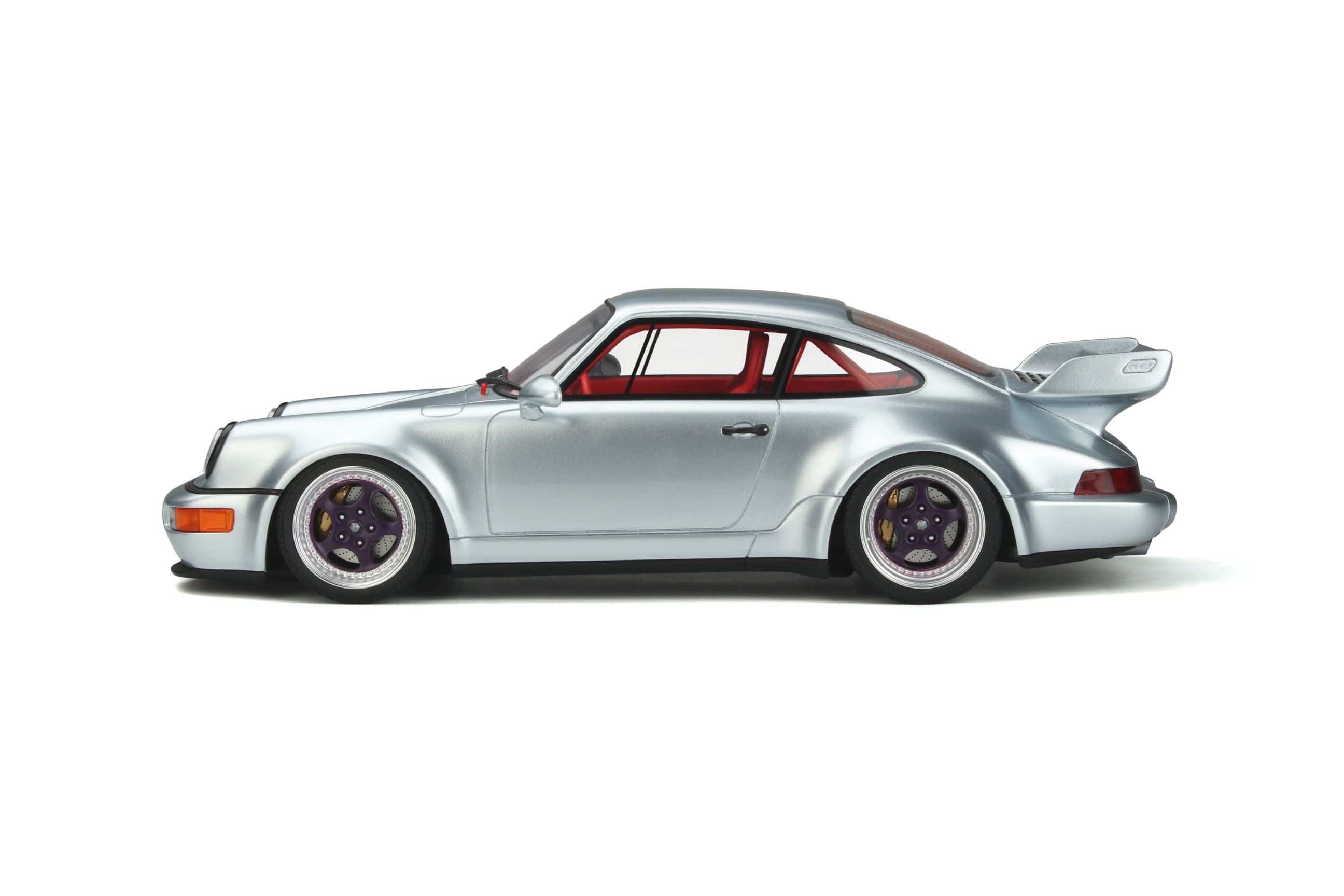 GT Spirit - Porsche 911 (964) RSR 3.8 (Polar Silver) 1:18 Scale Model