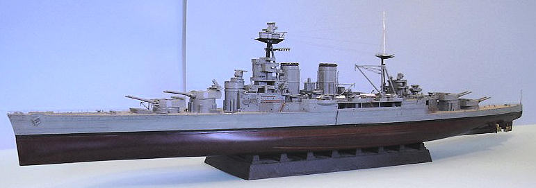 Trumpeter 1/350 HMS Hood, by Tom Cleaver