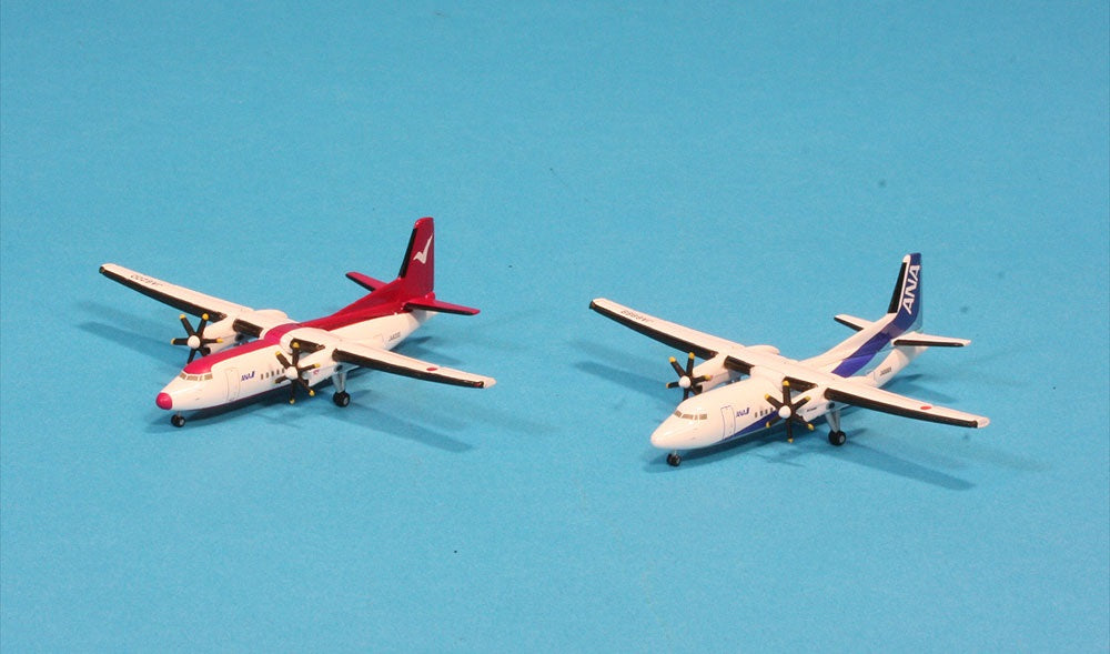 全日空商事 [NHS52005] ANA FOKKER50 JA8200＆JA8889 2機セット (1/500