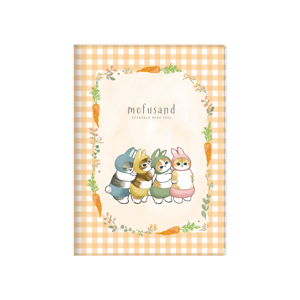 mofusand 手帳月間B6カバー 2026(うさにゃん) | mofusandもふもふ
