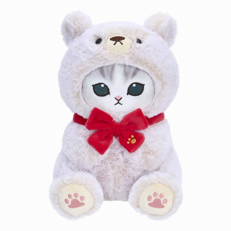 mofusand展 テディベアにゃん ぬいぐるみS(アイボリー) | mofusand