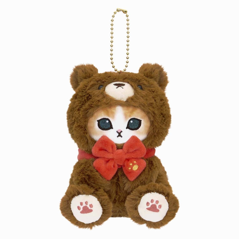 mofusand展 テディベアにゃん マスコット(ブラウン) | mofusand