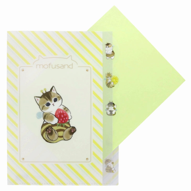 mofusand ダイカットクリアファイル5P(ハチにゃん) | mofusandもふもふ