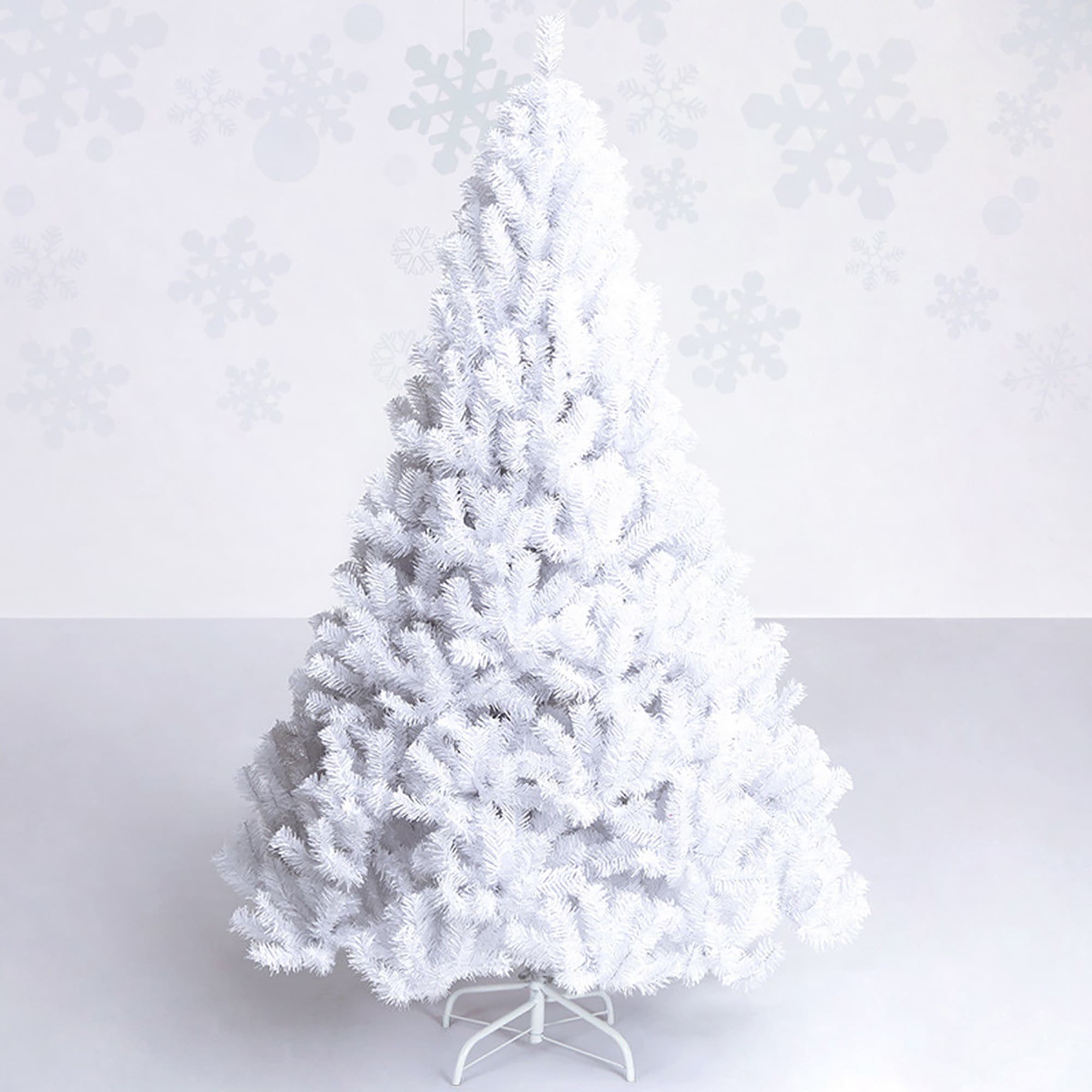 Costway 5-ft White Artificial Christmas Tree CM19733 at Lowes.com