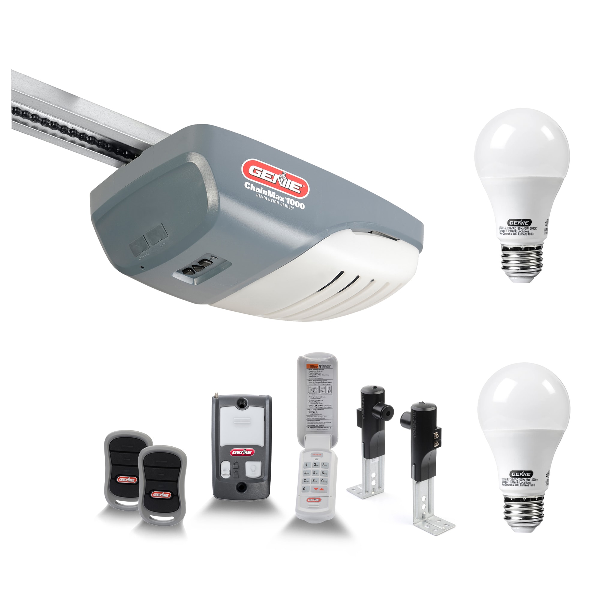 Shop Genie 3/4 Hpc SilentMax Revolution Belt Drive Garage Door
