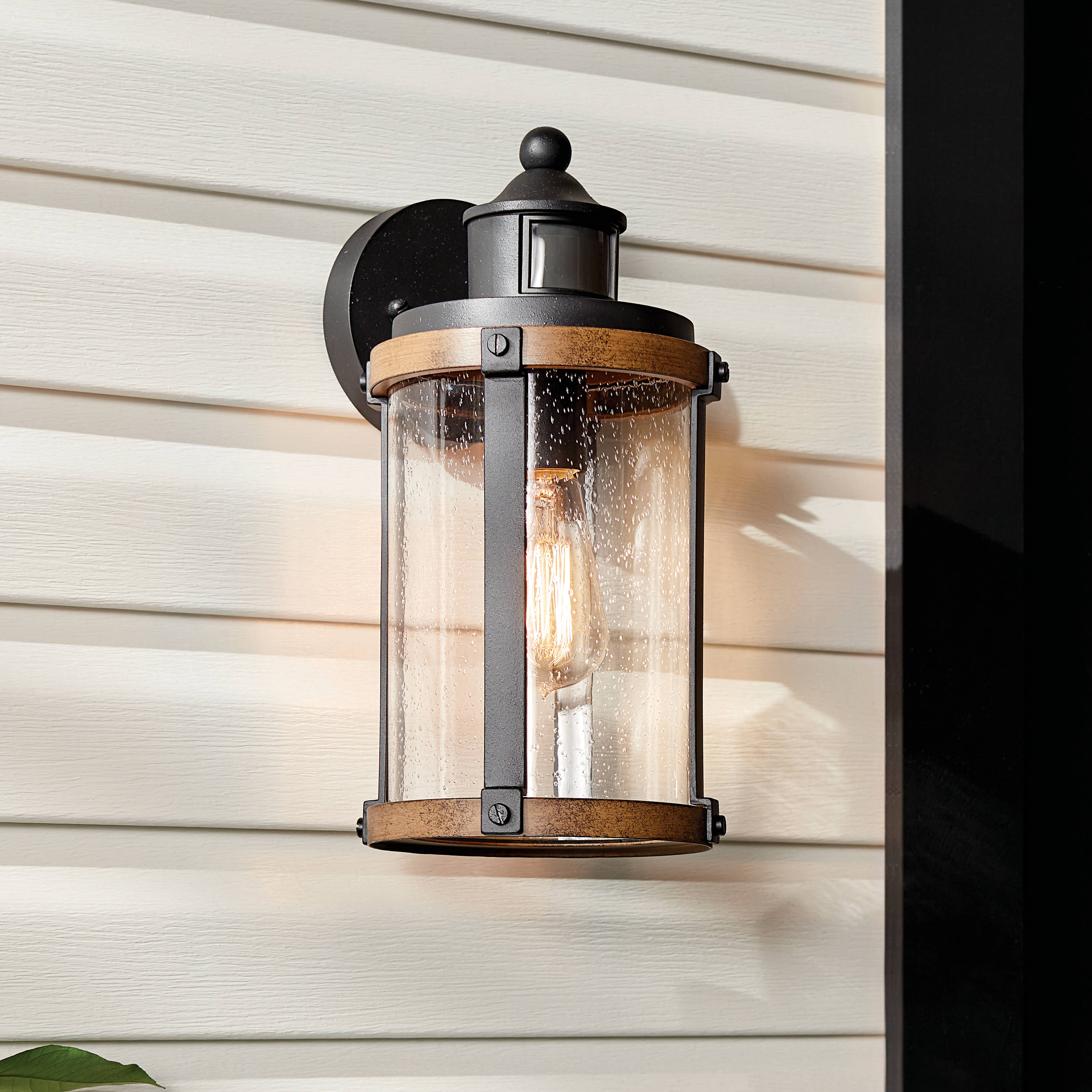 Kichler Barrington 1-Light 13.25-in H Distressed Black Motion