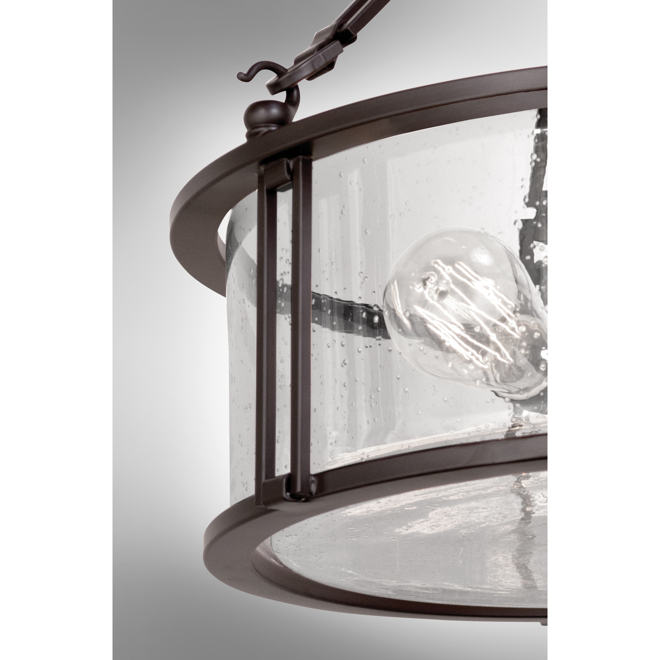 Quoizel Buchanan 3-Light 16-in Bronze Semi mount light at Lowes.com