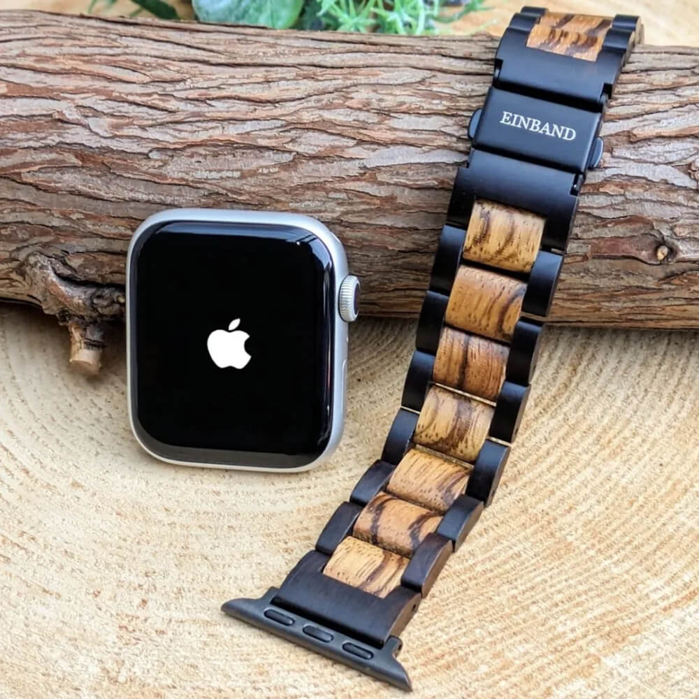 公式】エボニーウッドとゼブラウッドのアップルウォッチバンド Apple