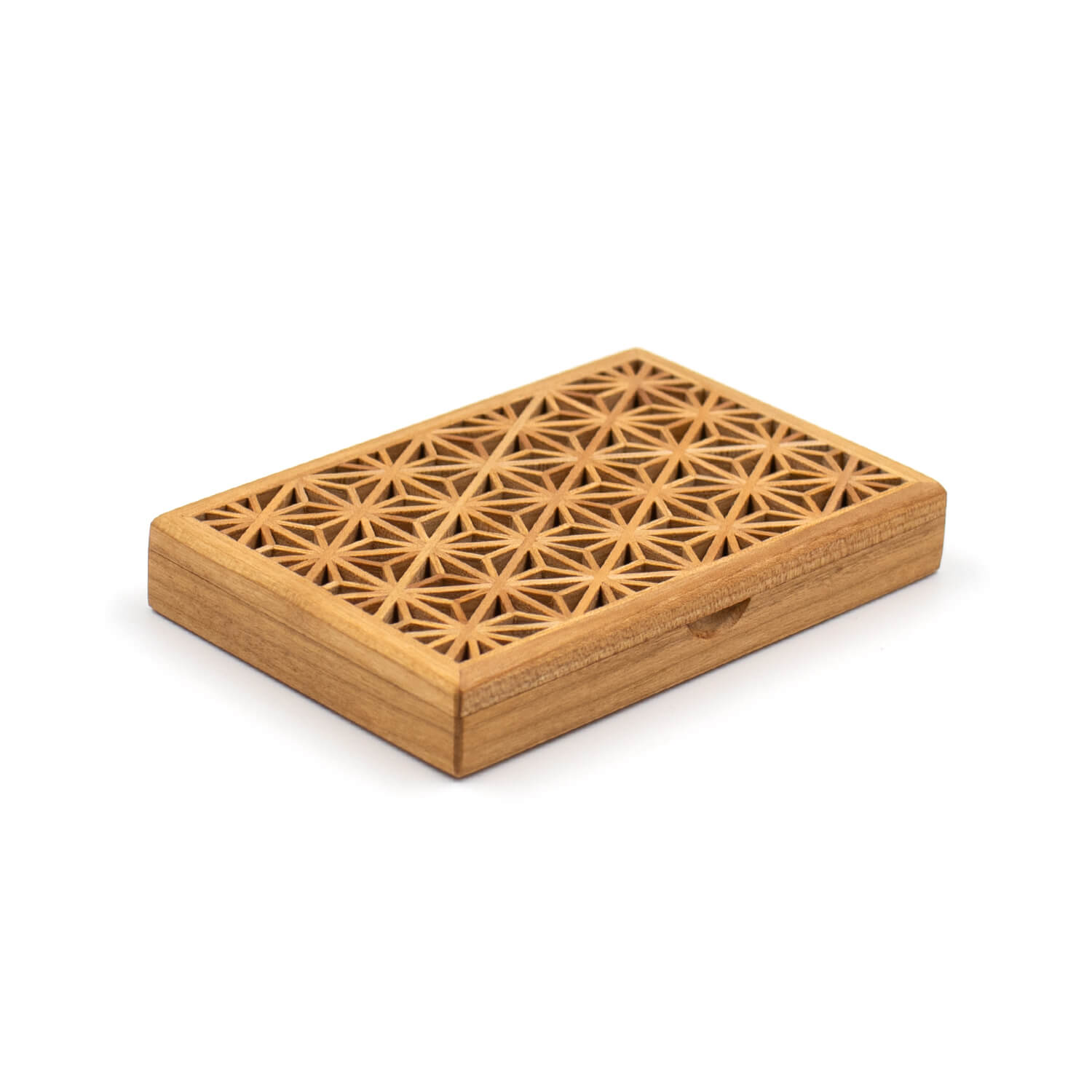 Enishi ウェンジ Mokutopiaオリジナル 組子細工のカードケース 木製