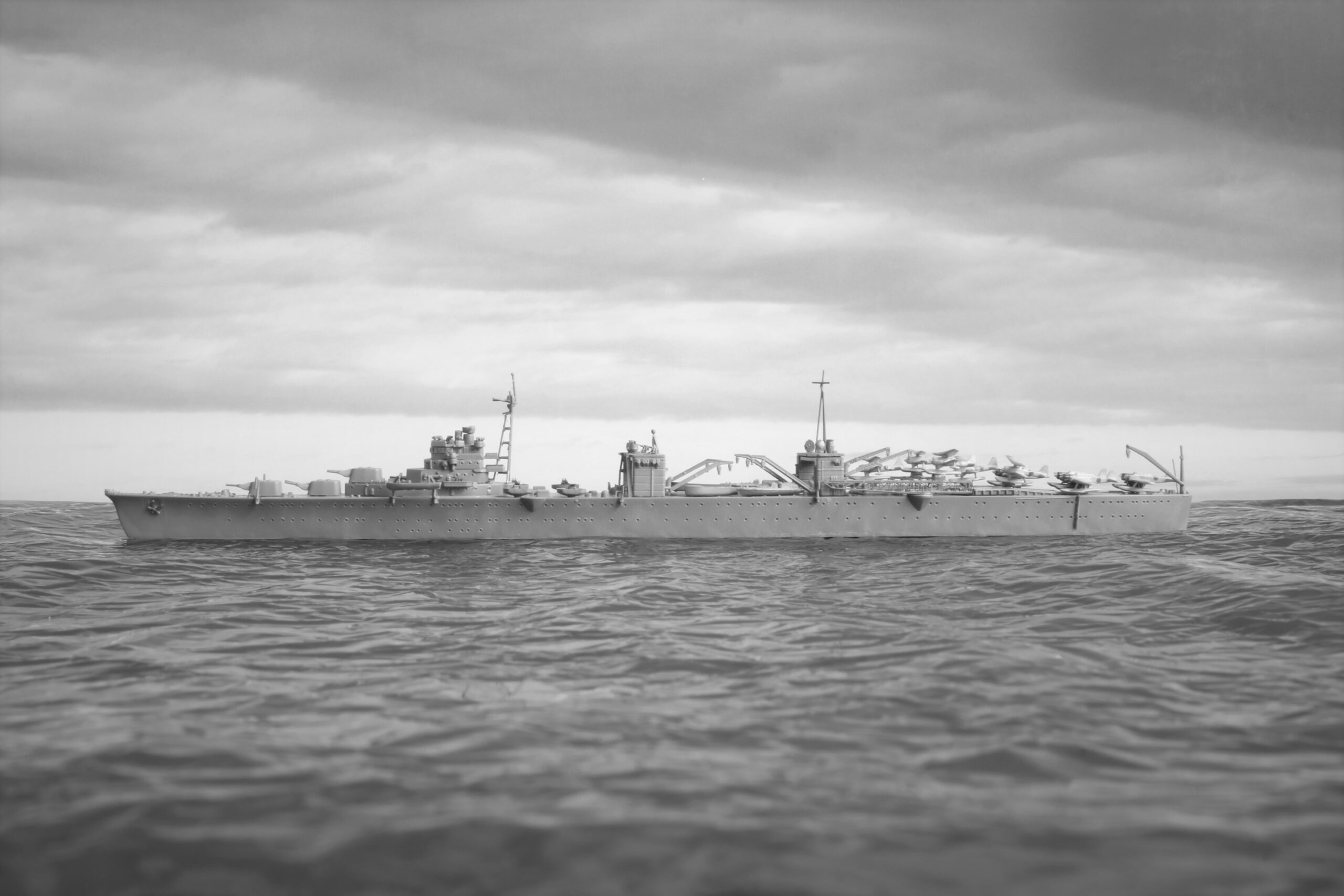 誰でも作れる1/700艦艇模型 水上機母艦日進（1942） | 誰でも作れる1