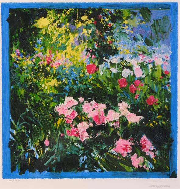 ホアキン・トレンツ・リャドがシルクスクリーンの版画で制作した花の