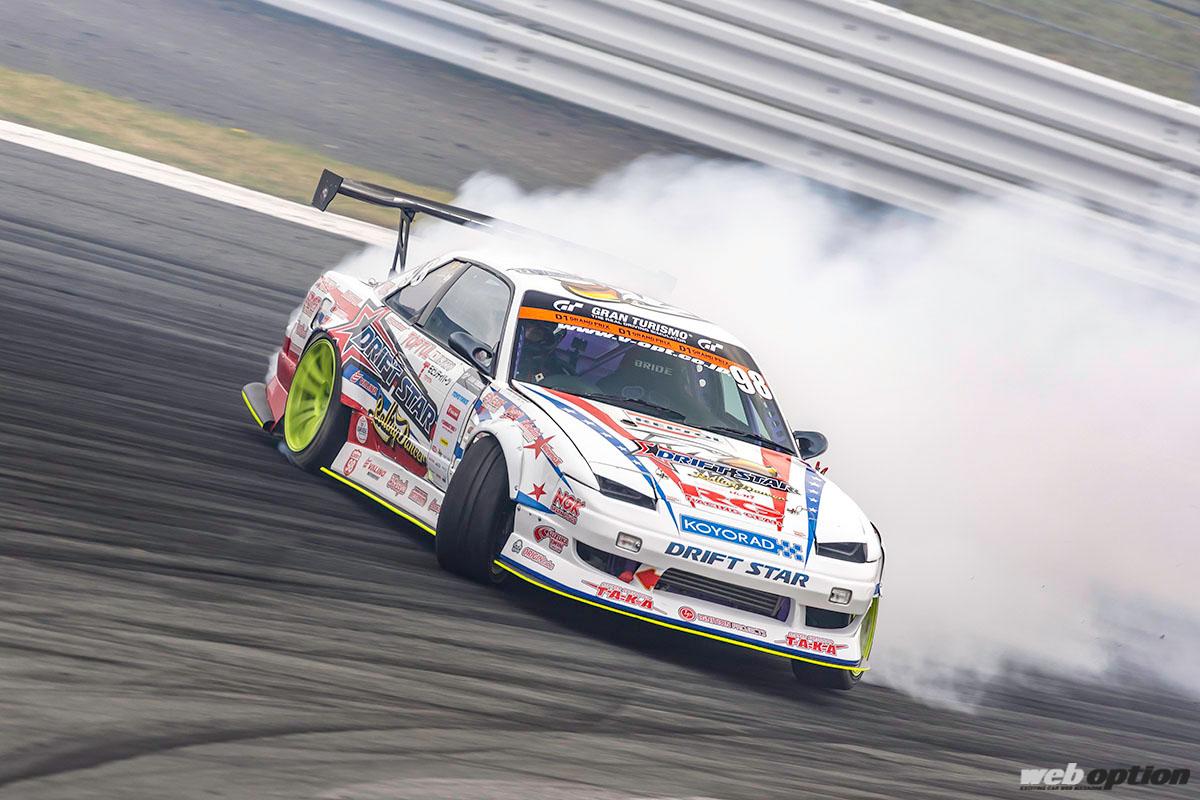 S13ワンビアでD1GPの頂点を目指す若き侍」1000馬力の強心臓を武器に