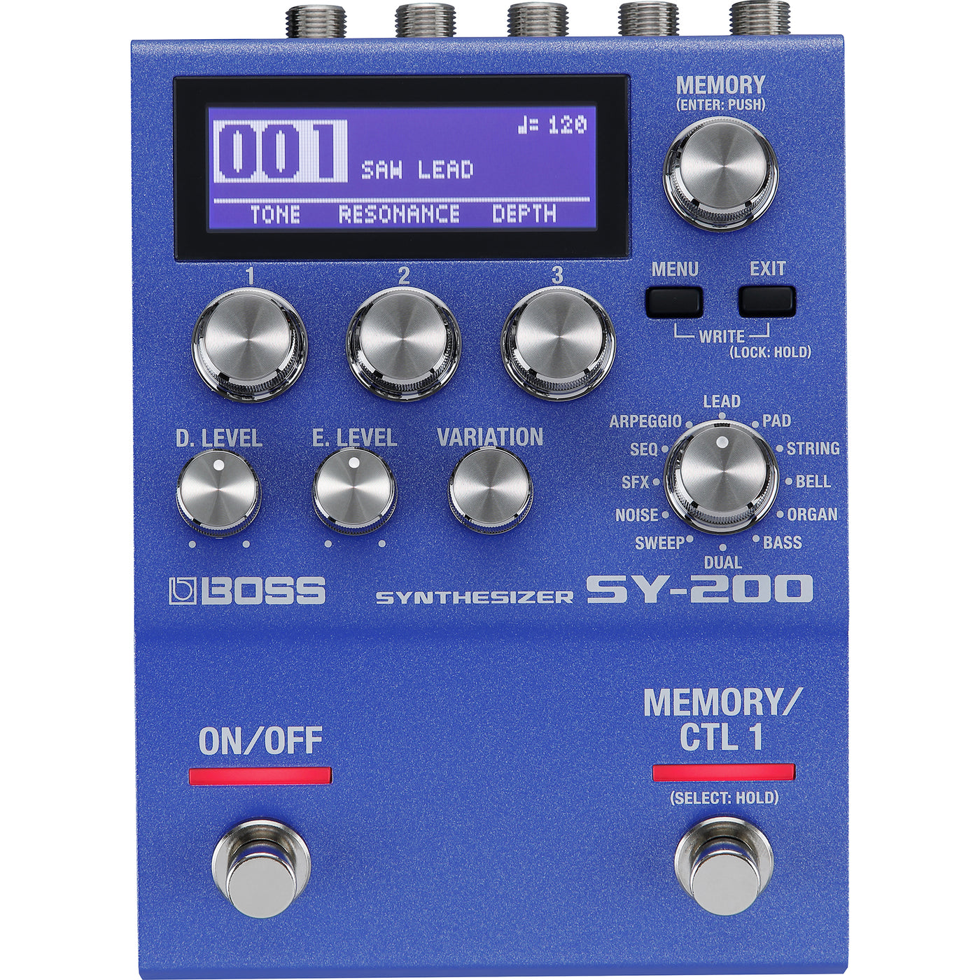 Boss SY-200 Synth Pedal – Motor City Guitar
