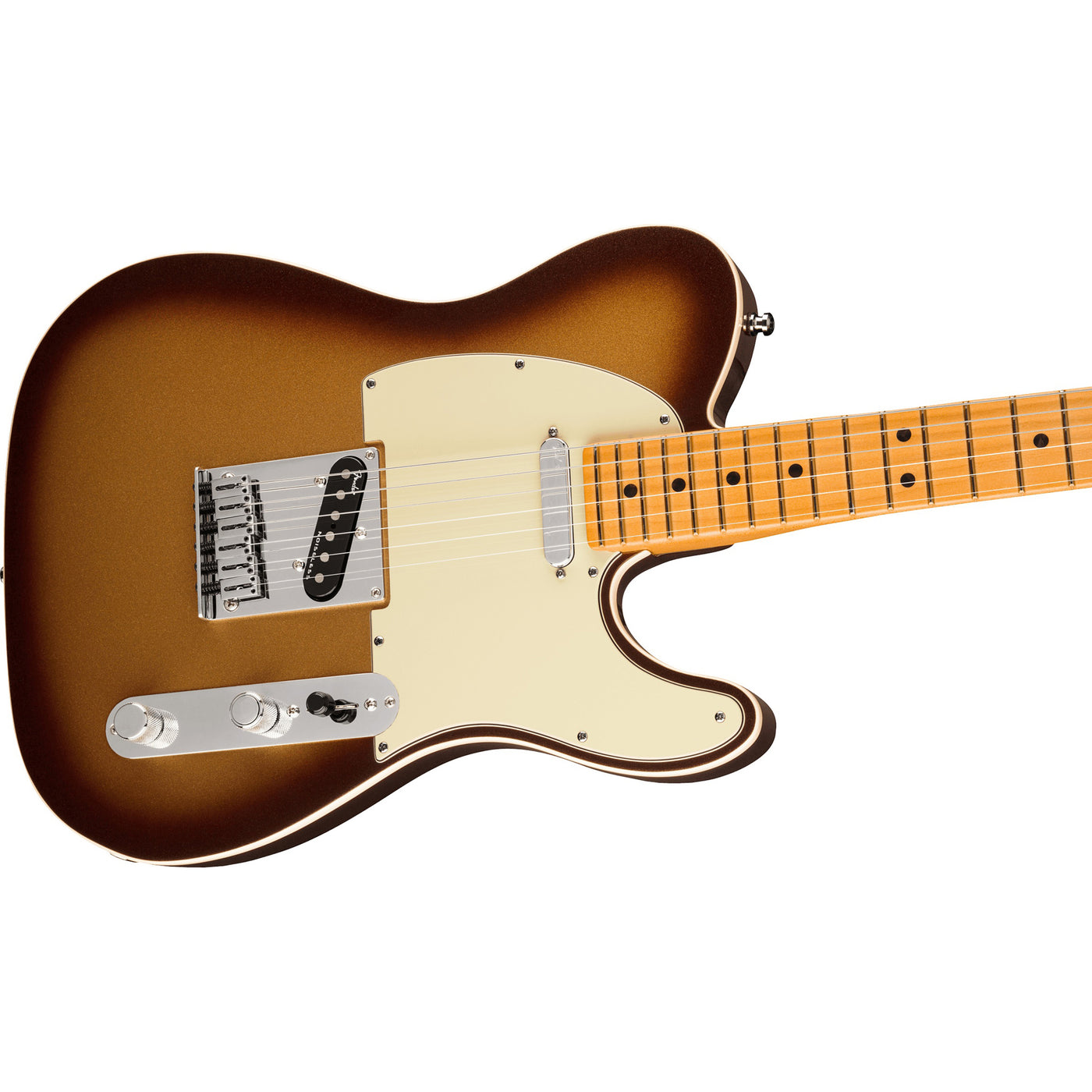 Fender AU Tele MPL Mocha Burst – Motor City Guitar
