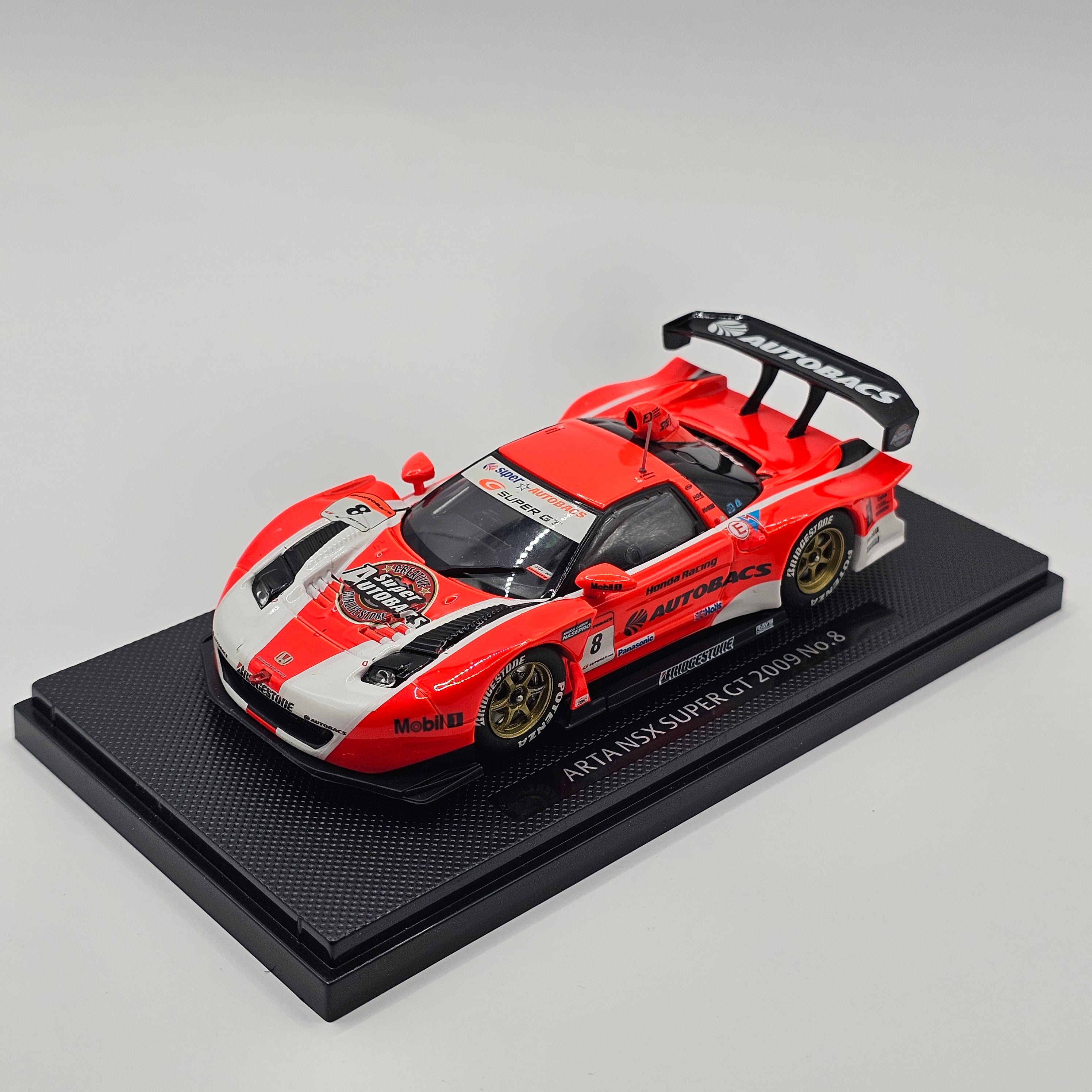 EBBRO SUPER GT 2013 ARTA 土屋圭一 直筆サイン 1/43 EBBRO KEIHIN NSX