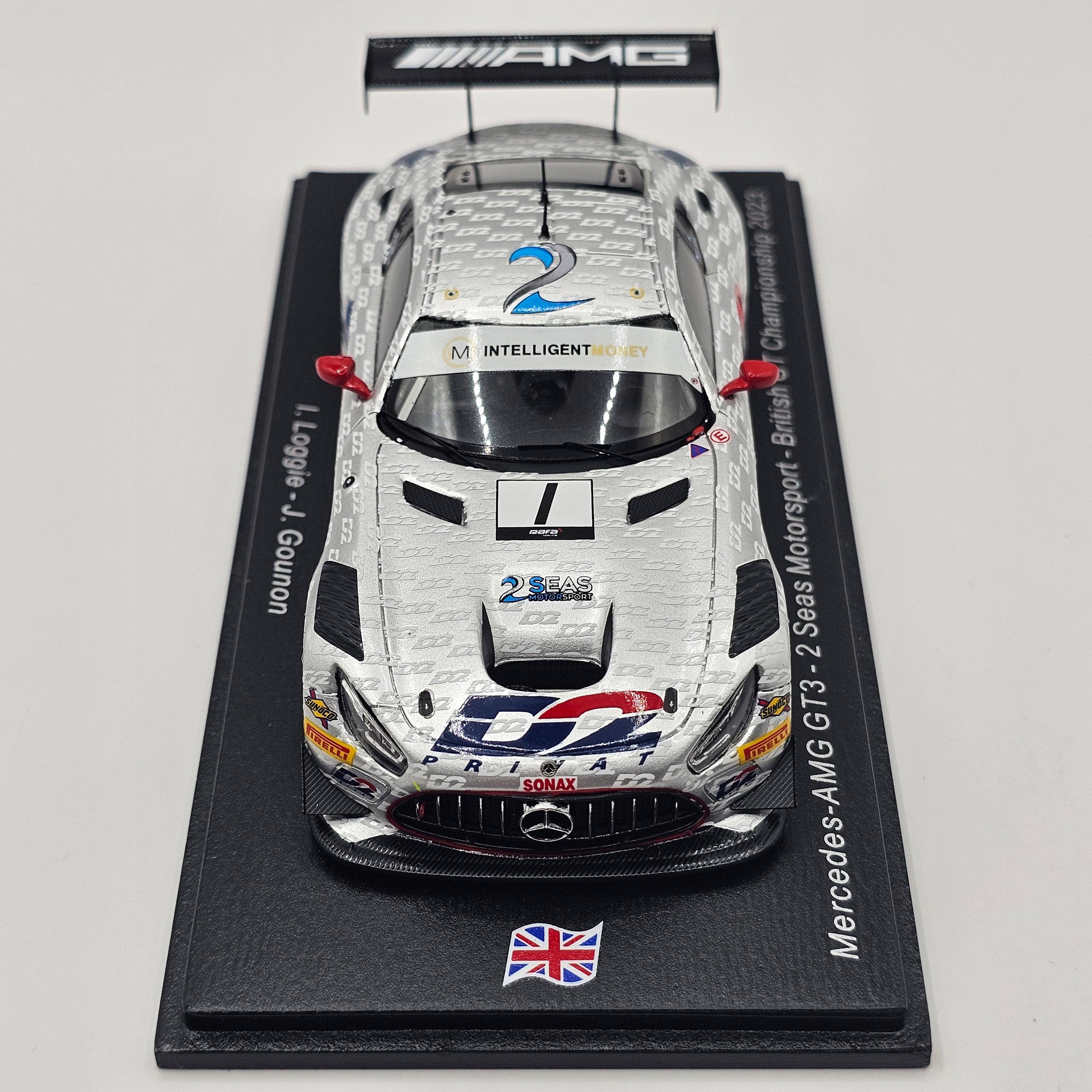 Spark Mercedes AMG GT3 #1 2 Seas Motorsport British GT 2023 - Damaged