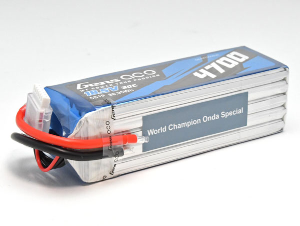 GensAce製リポバッテリー 5S 4700mAh 30C 【Onda Special】