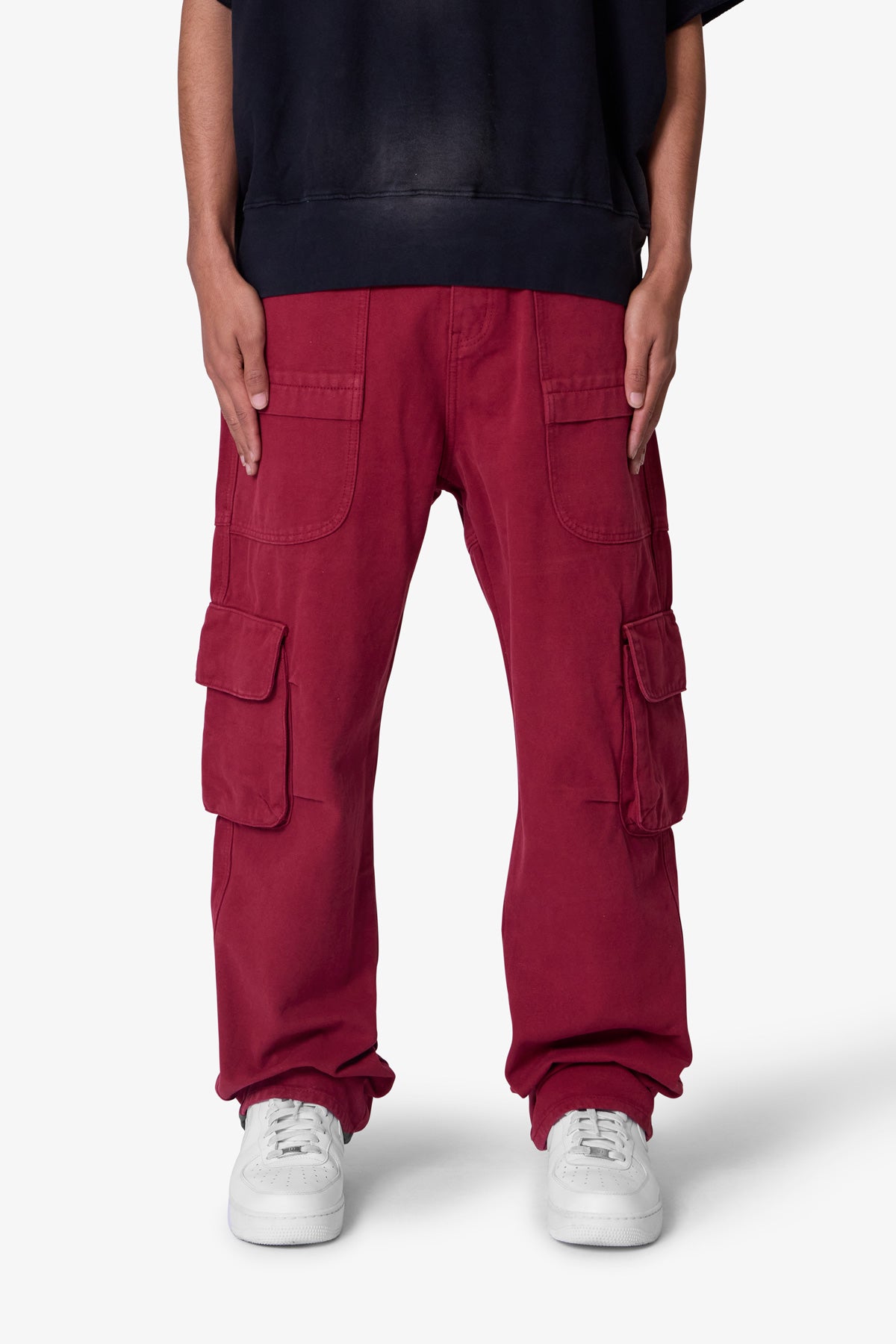 Ultra Baggy Tactical Cargo Pants - Olive | mnml | shop now