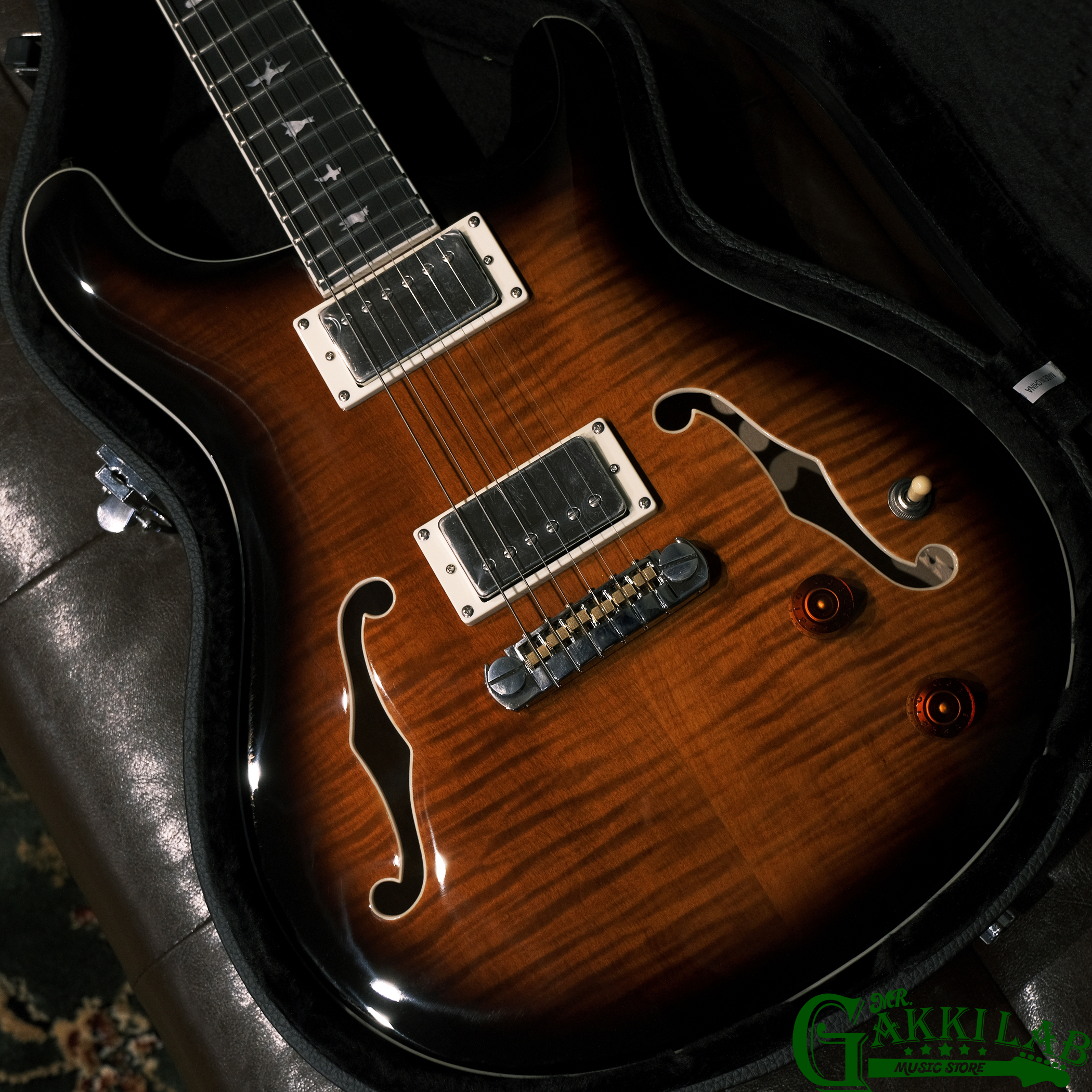 Paul Reed Smith(PRS) SE Hollowbody II Black Gold Burst | 札幌の