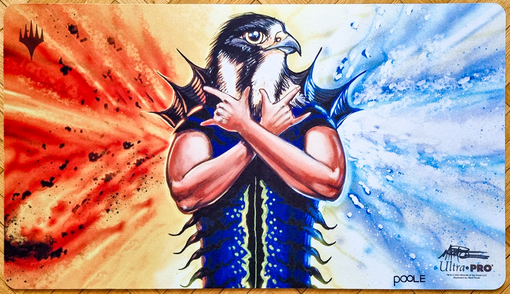 Indestructible Aura - Mark Poole - Signed by Artist - MTG Playmat