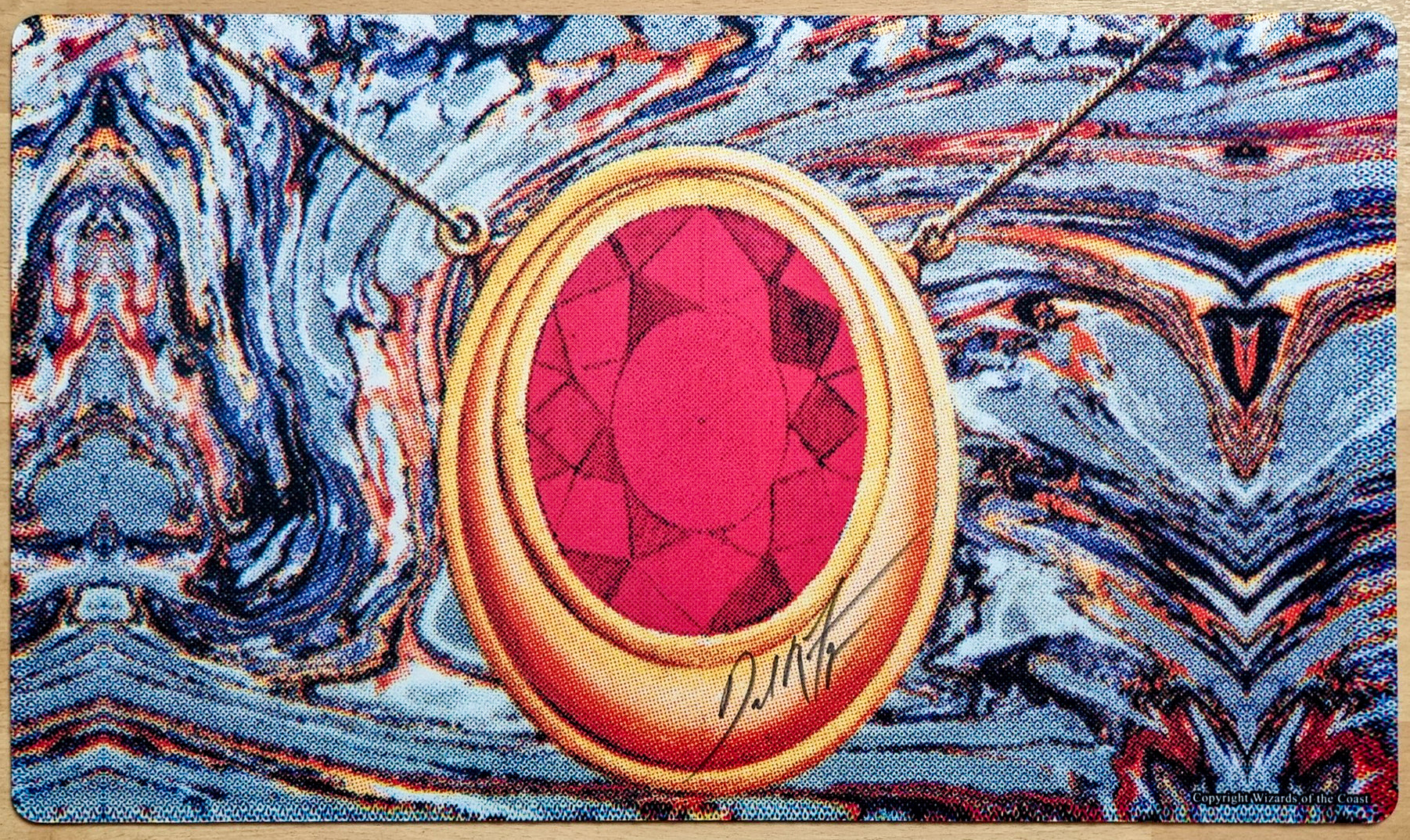 Mox Ruby - Dan Frazier - Signed Playmat – MTGPlaymats