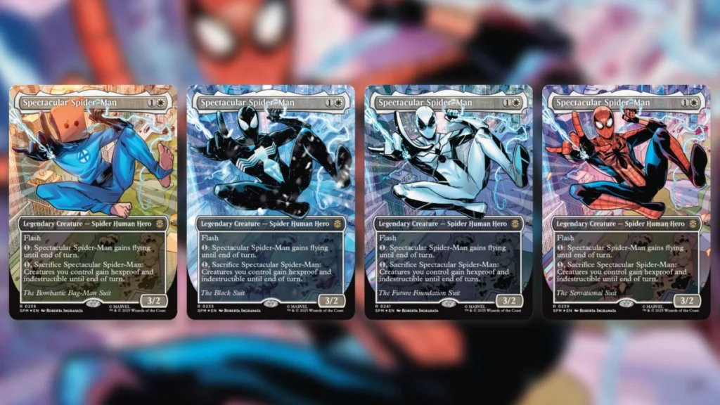 新たなMTGスポイラーで「スペクタキュラー・スパイダーマン」の7種の