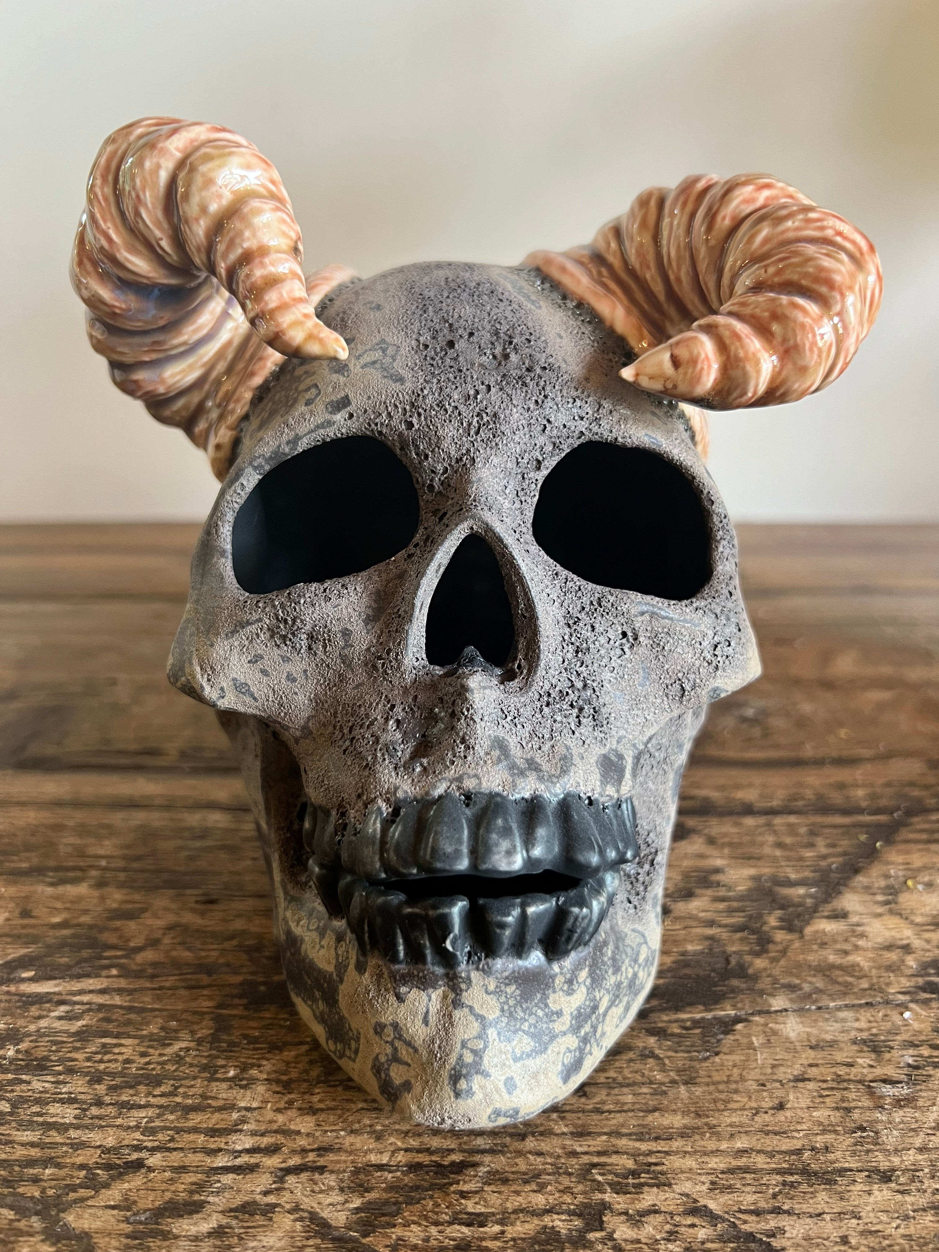 Black Demon Skull – Muddy Herbivore