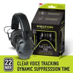 Peltor™ Sport Tactical 100 Electronic Hearing Protector | 3M