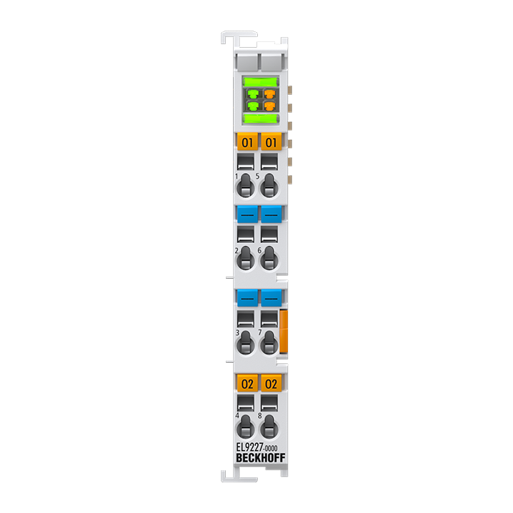 EL9227-0000 | EtherCAT-Klemme, 2-Kanal-Überstromschutz, 24 V DC, 4