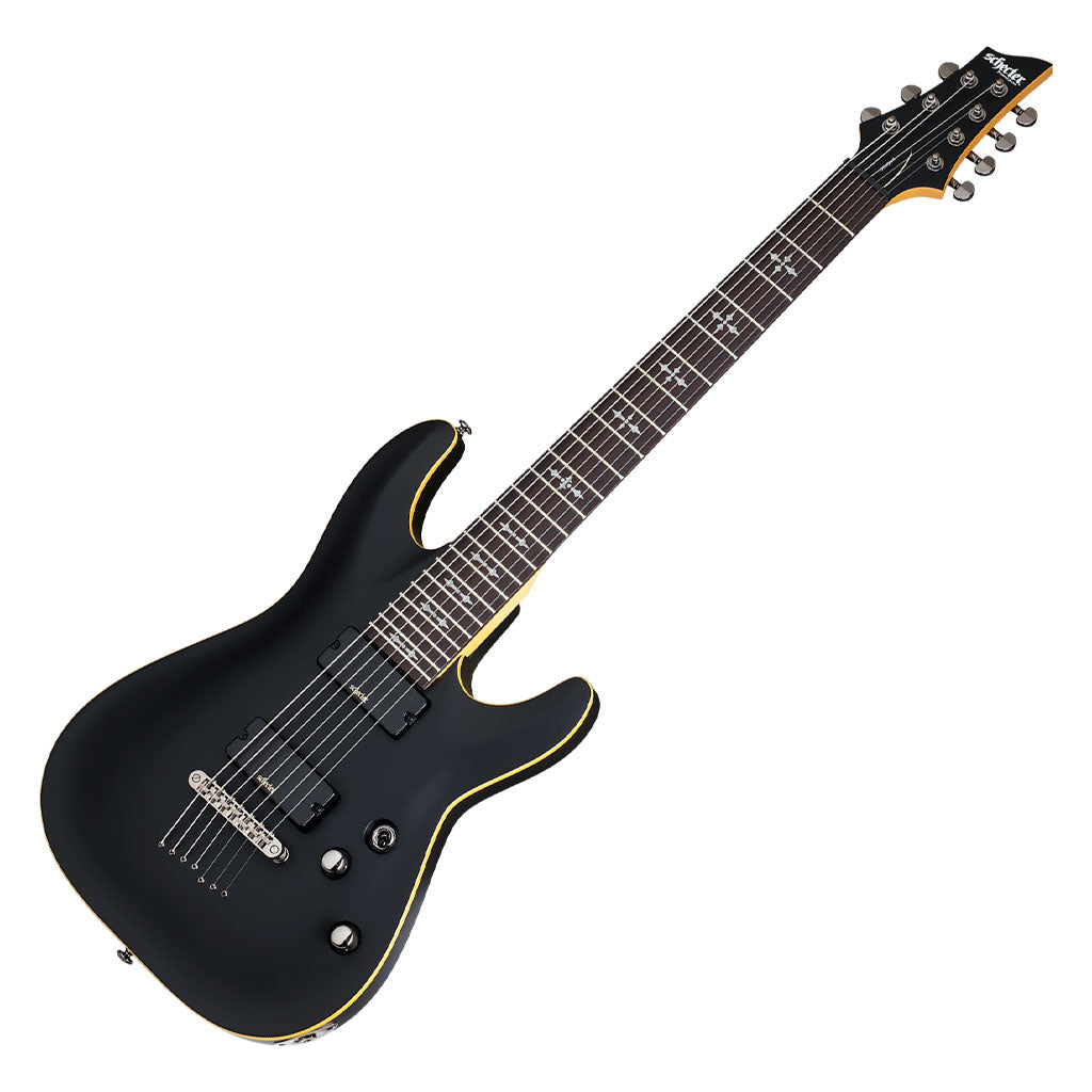 Schecter Demon 7 Series 7-String Electric Guitar - Aged Black
