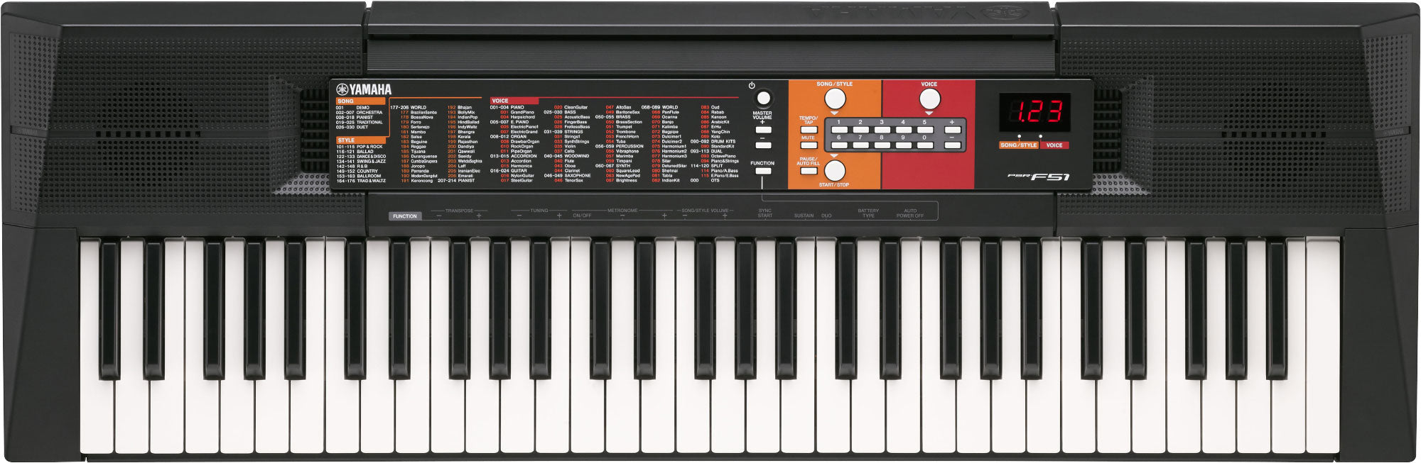 Yamaha PSR-E263 61 Key Portable Keyboard Yamaha Portable Keyboards