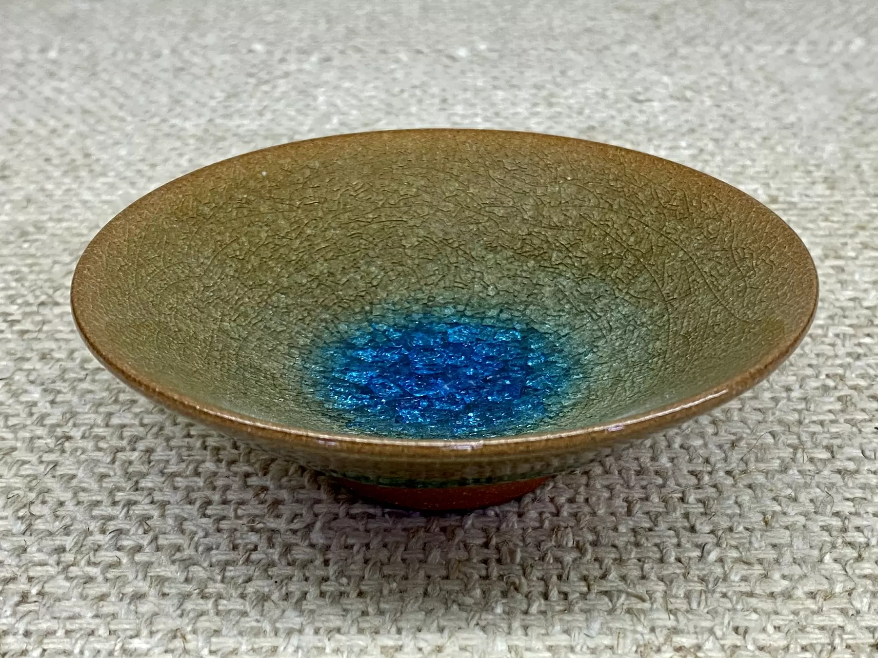 灰釉彩貫入盃 | 岡山の伝統工芸【虫明焼-むしあけやき-】