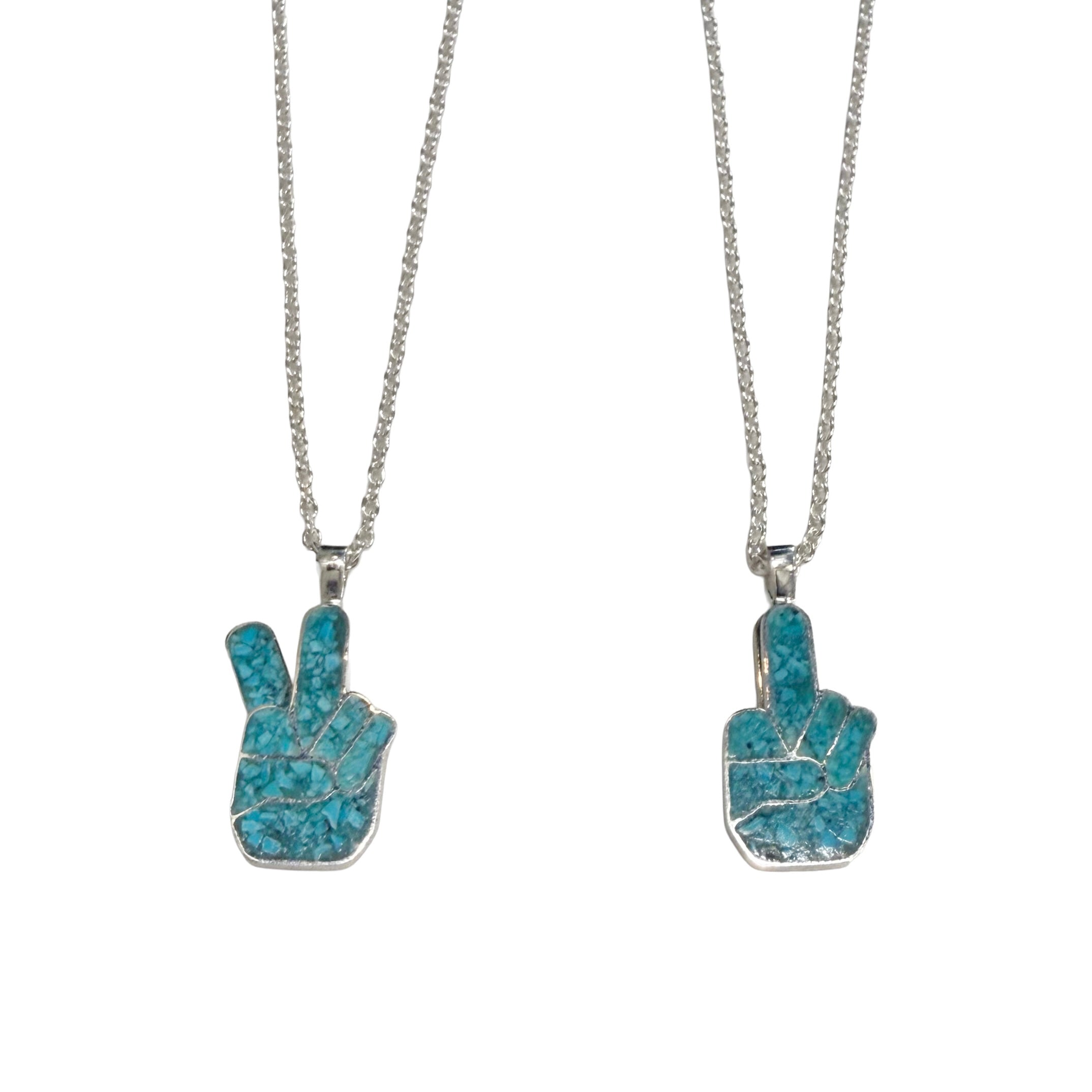 MUZE × WWM【PEACE FUCK NECKLACE(SV925)】ピース ファック ネックレス