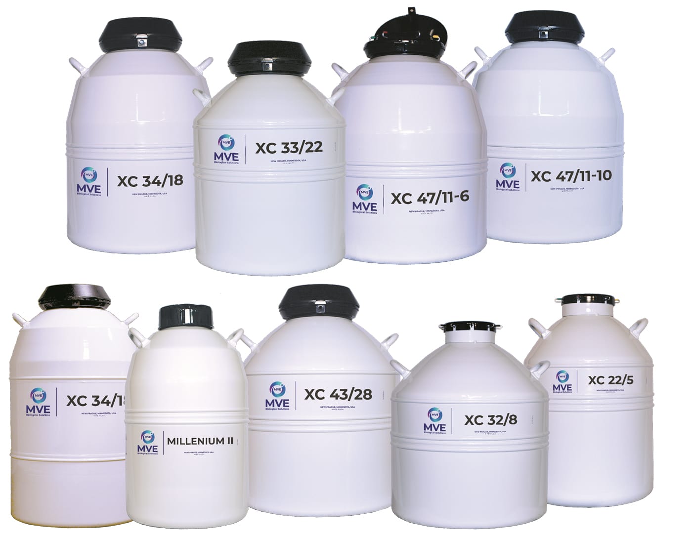 Cryogenic dewars for breeders | The MVE SC & XC series