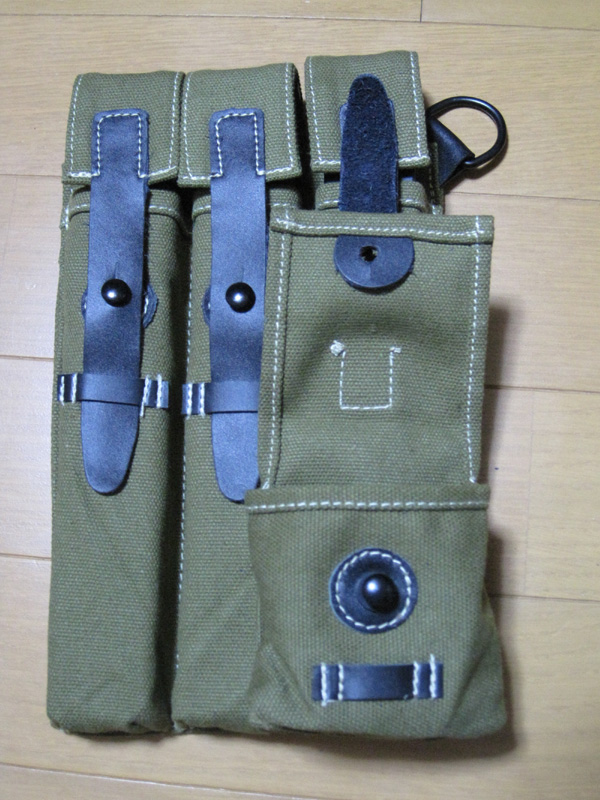 ドイツ国防軍 MP40 マガジンポーチ (中国製＆エスアンドグラフ製・複製
