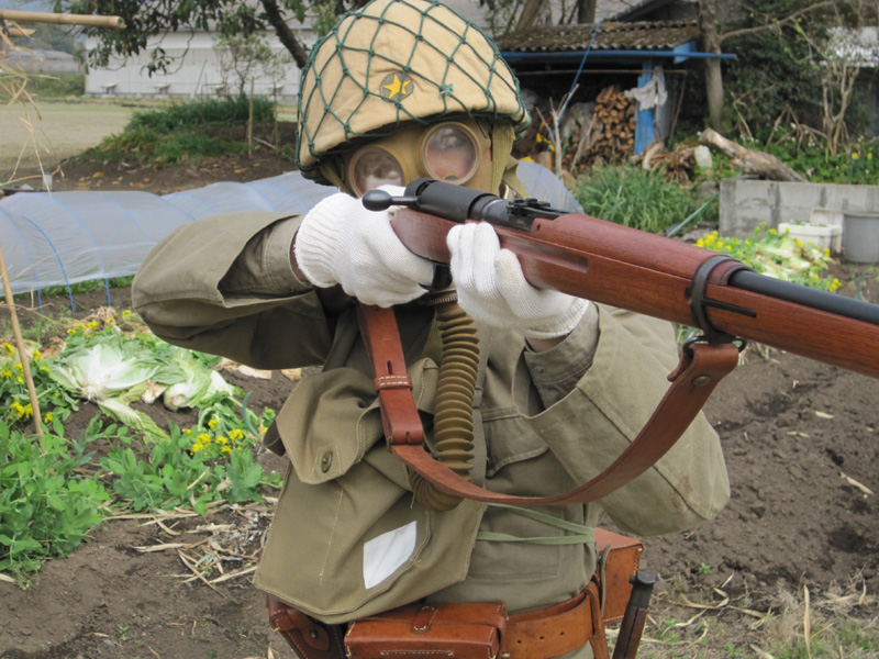 日本陸軍と同型の民間ガスマスク ～ 防空用防毒面・団用一号甲型 (実物