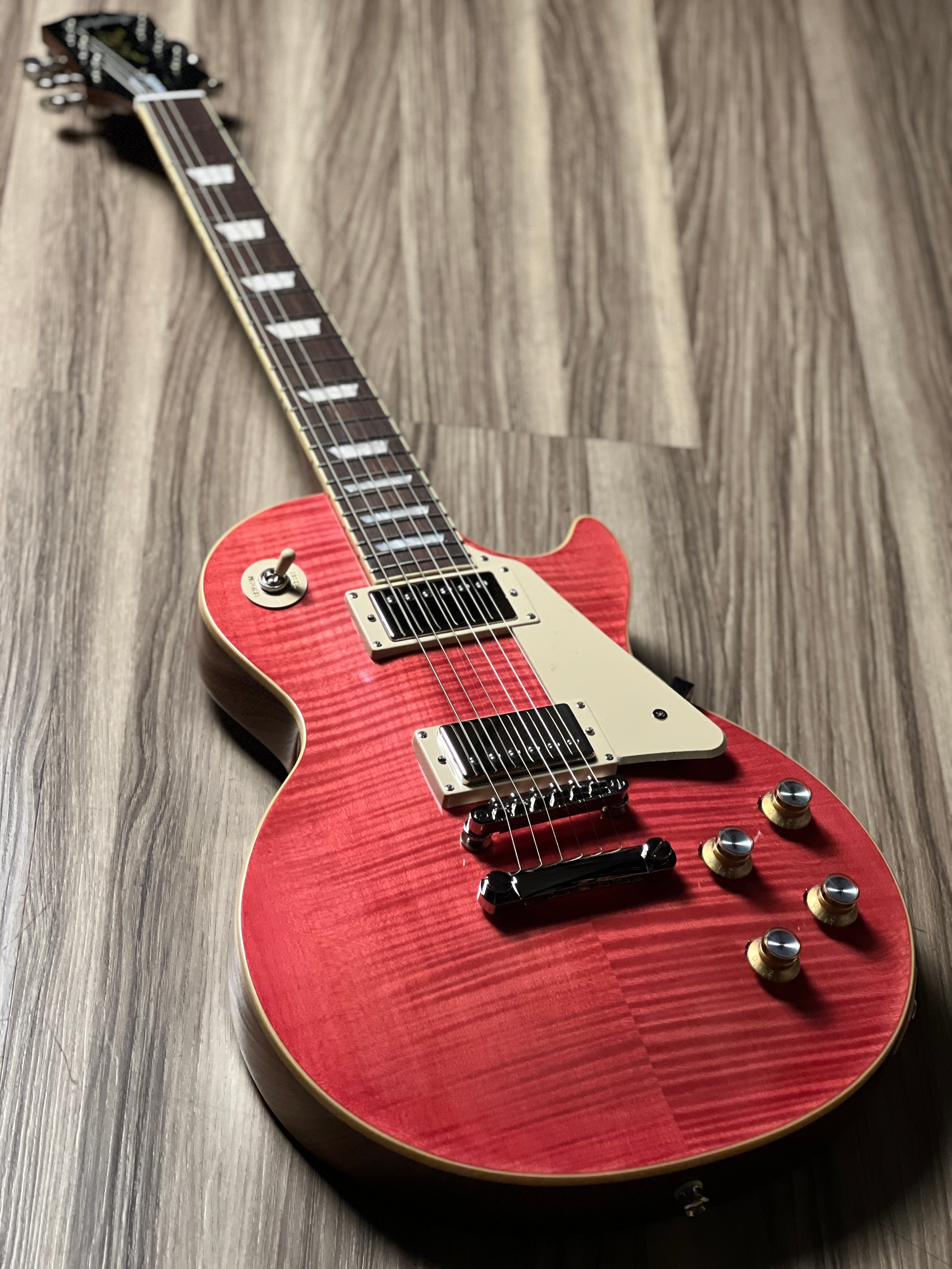 Epiphone Les Paul Standard 60s Figured in Fuchsia – nafiriguitar.com