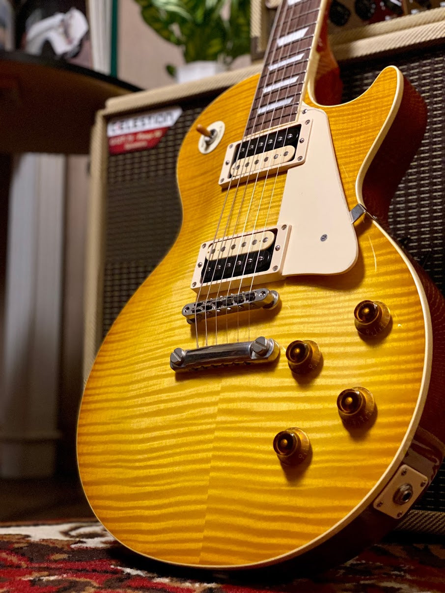 Tokai LS-136F ZB HB Love Rock Japan in Honeyburst with AAAA Flame
