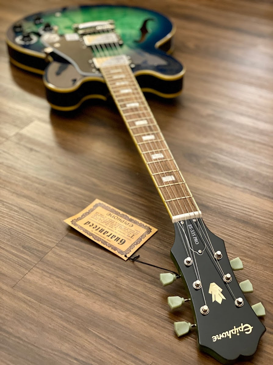 Epiphone ES-335 Pro Limited Edition in Aquamarine – nafiriguitar.com