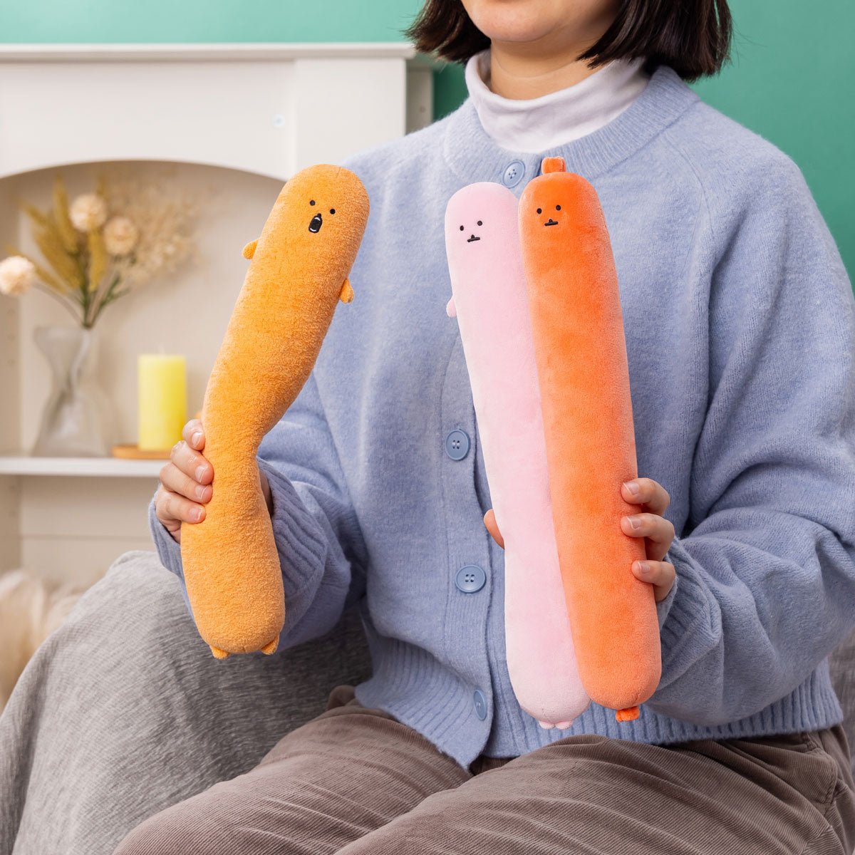 ナガノキャラクターズ ピィ〜と鳴く！にぎにぎスティックぬいぐるみ