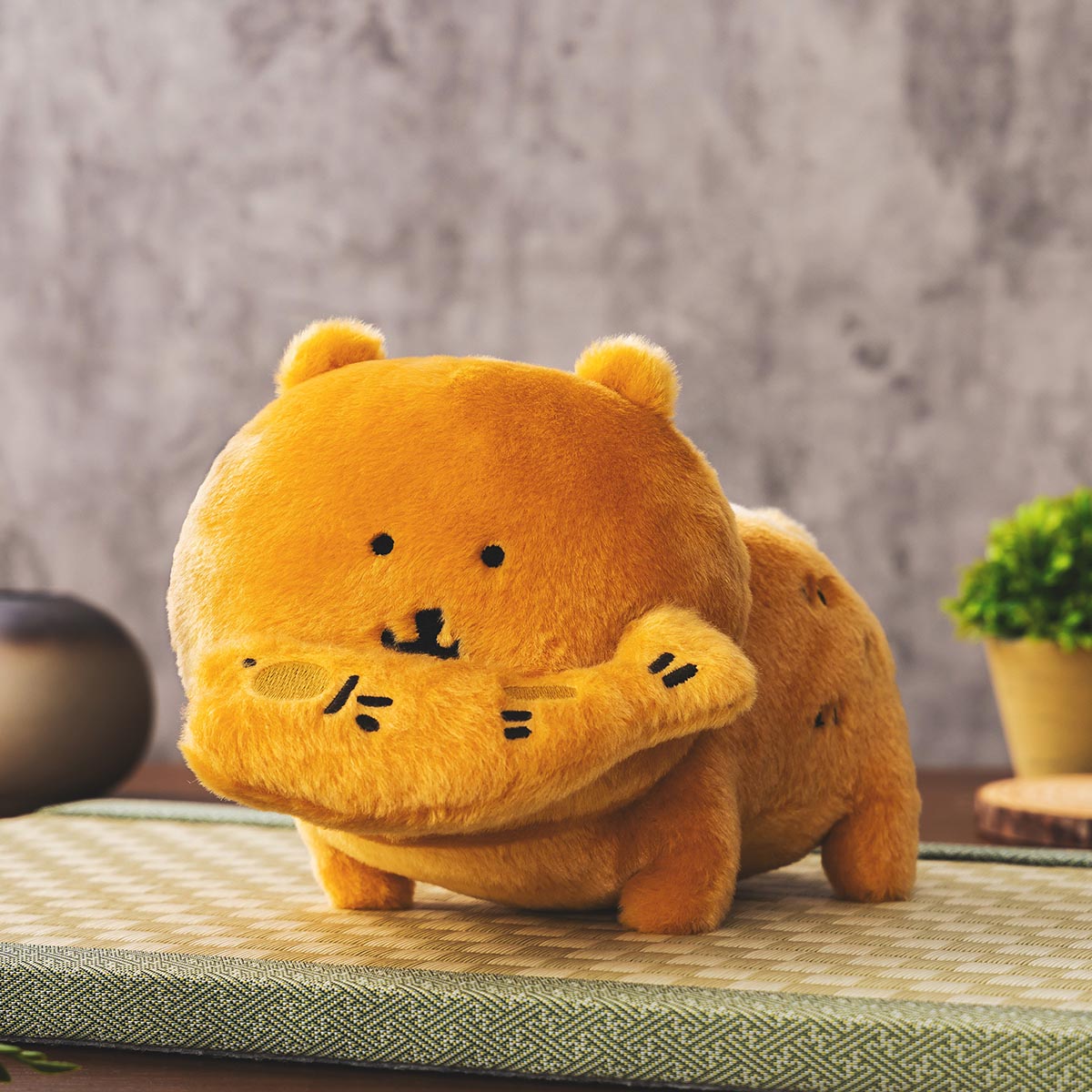ナガノキャラクターズ 木彫りのクマぬいぐるみ | ナガノキャラクターズ
