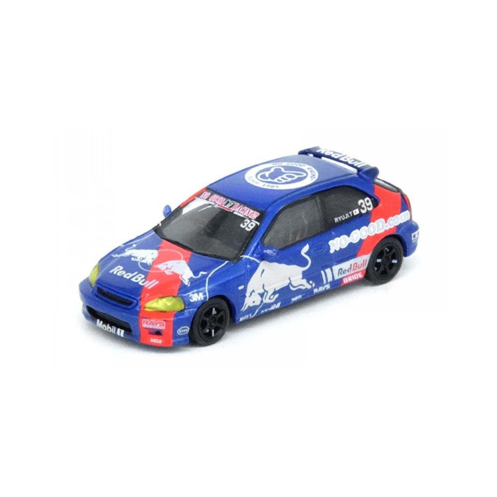INNO64 Honda Civic Type-R EK9 No Good Racing Red Bull Livery IN64