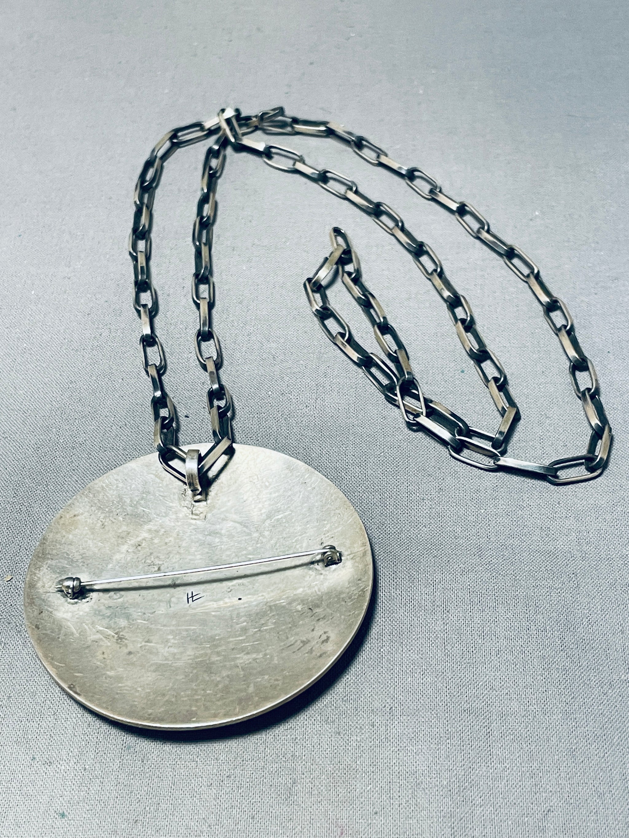 Fascinating Vintage Native American Hopi Sterling Silver Sunface