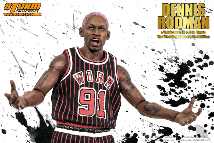 DENNIS RODMAN 1/6th Collectible Figure The Wedding Dress Limited
