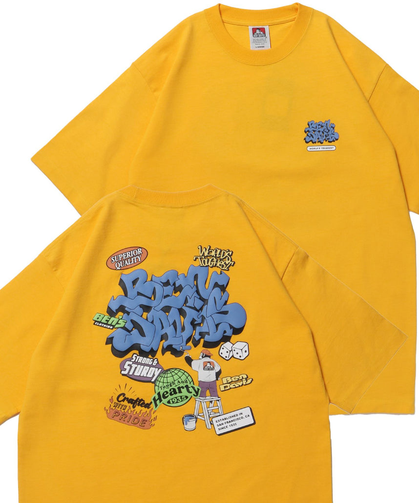BEN DAVIS（ベンデイビス）】OVERLAP TEE NV / オーバーサイズ 半袖