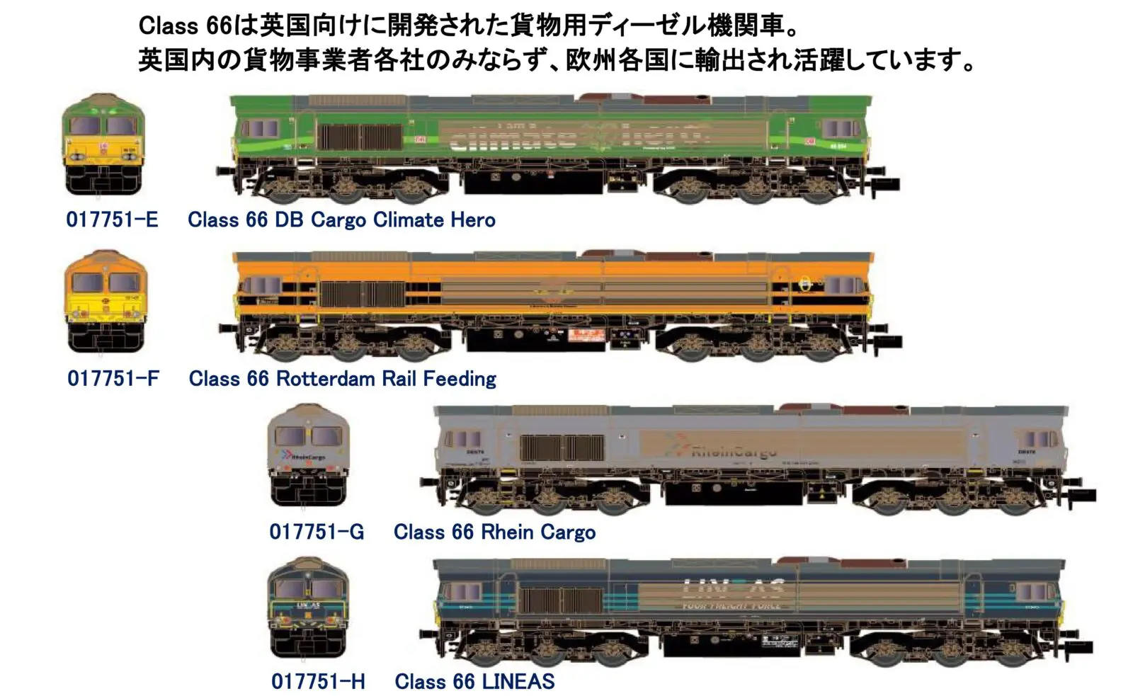 リリース情報】ホビーセンターカトー 2025年9月3日(水)発売 Class 66