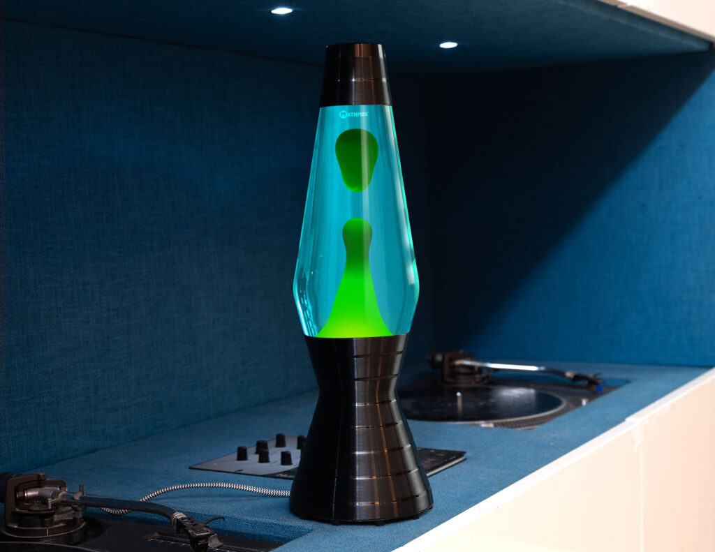 Blue Lava Lamps by Mathmos - Blue Light