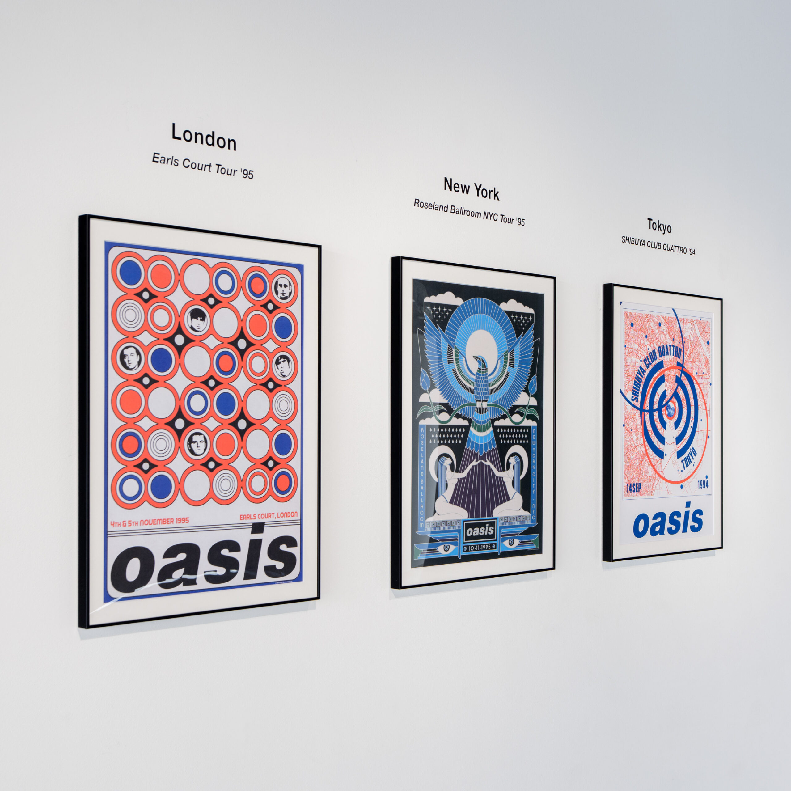 Oasis Historic Gig Art Poster - Earls Court Tour '95 - New Gallery
